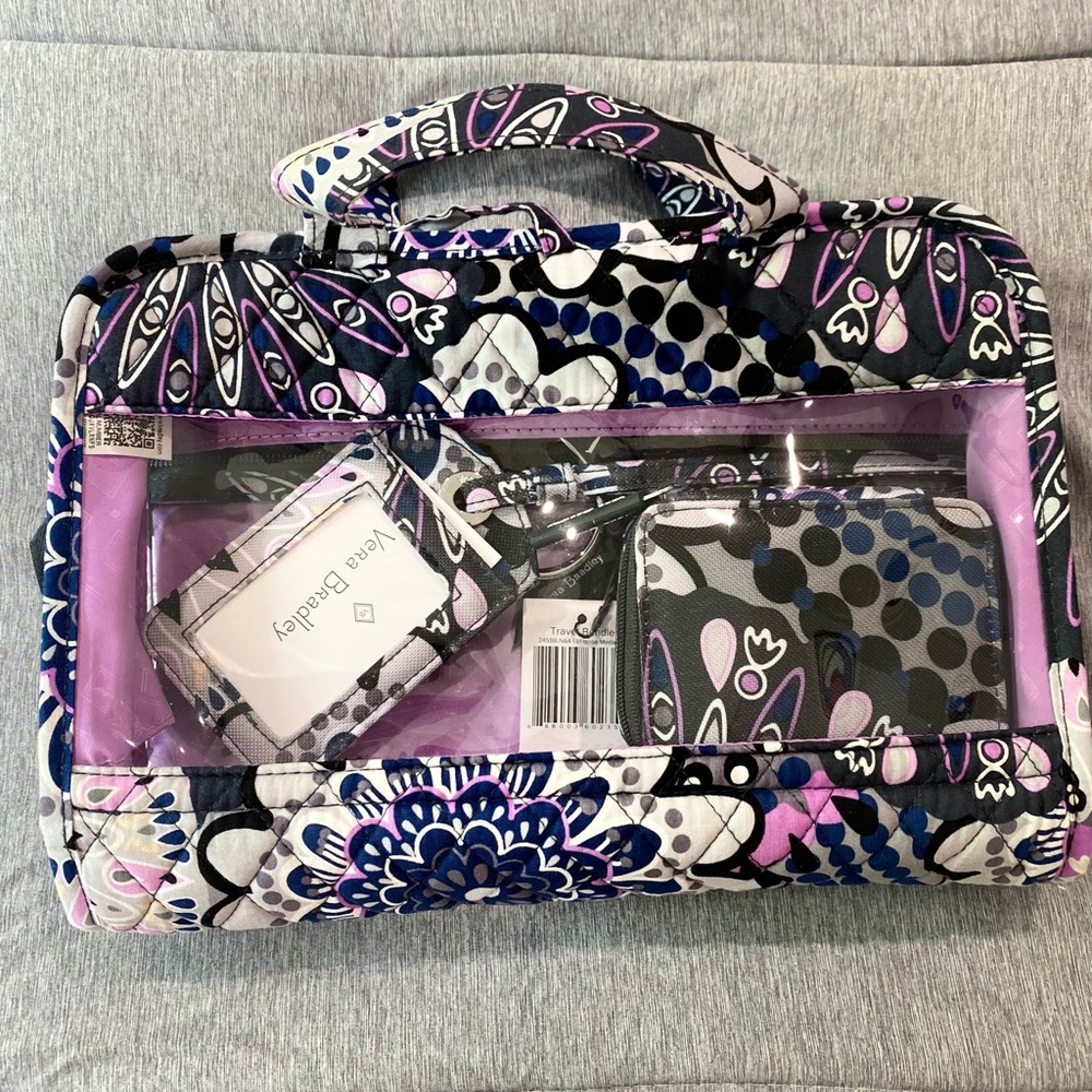 [New] Vera Bradley Travel Set in Mimosa Medallion